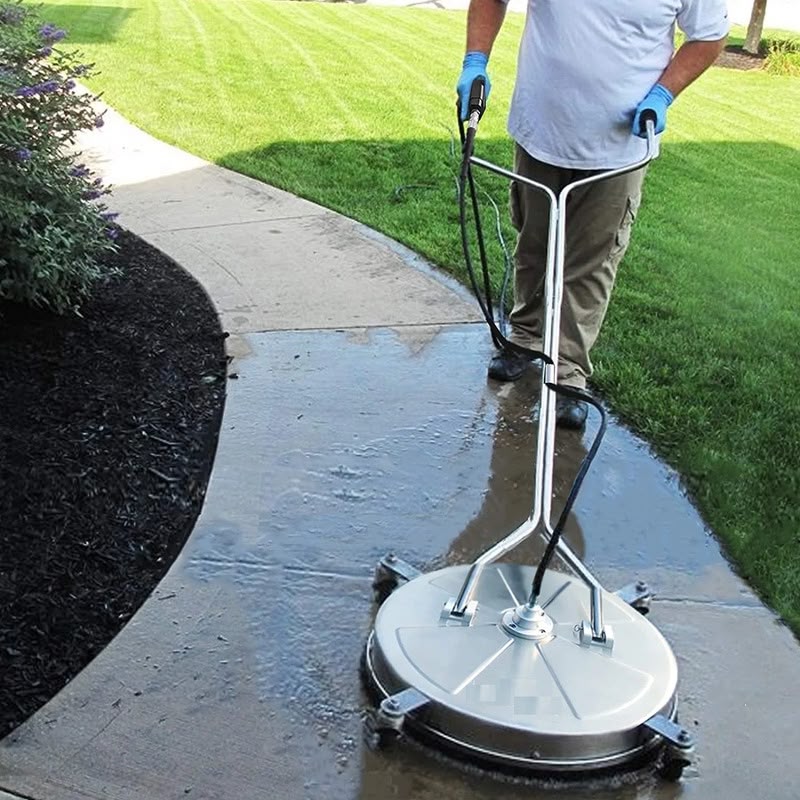 driveway and pavers washing